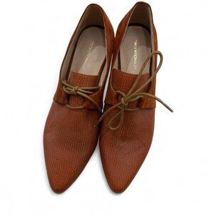 Lace-up Brown Loafers
